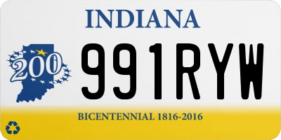 IN license plate 991RYW