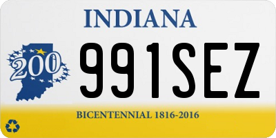 IN license plate 991SEZ