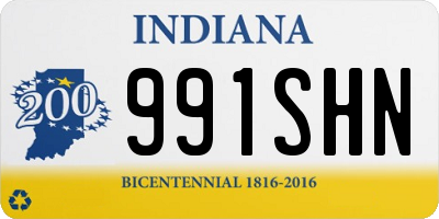IN license plate 991SHN
