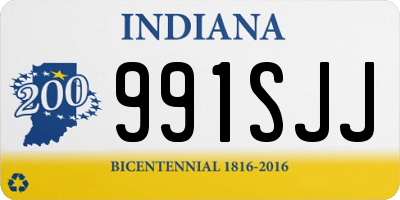 IN license plate 991SJJ