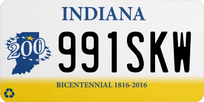 IN license plate 991SKW