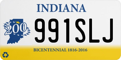 IN license plate 991SLJ