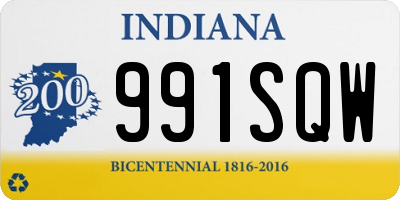 IN license plate 991SQW