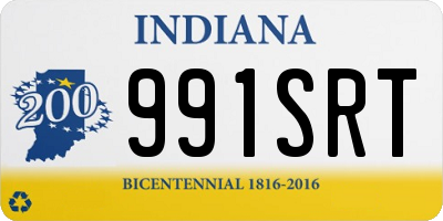 IN license plate 991SRT