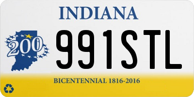 IN license plate 991STL