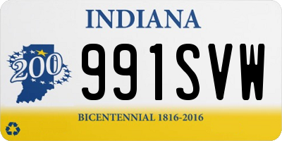 IN license plate 991SVW