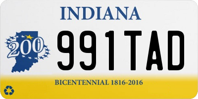 IN license plate 991TAD