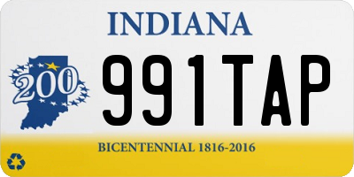 IN license plate 991TAP