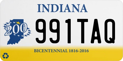 IN license plate 991TAQ