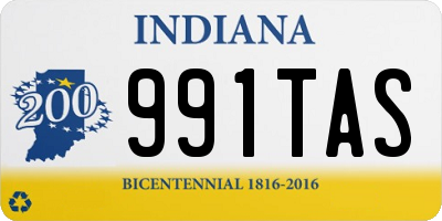 IN license plate 991TAS