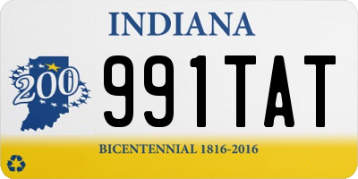 IN license plate 991TAT