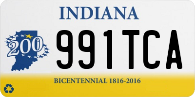 IN license plate 991TCA