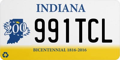 IN license plate 991TCL