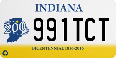 IN license plate 991TCT