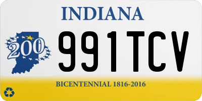 IN license plate 991TCV