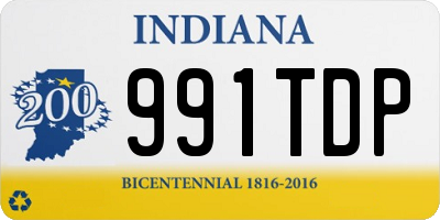 IN license plate 991TDP