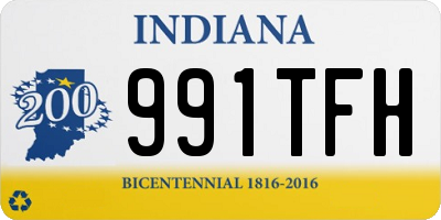 IN license plate 991TFH