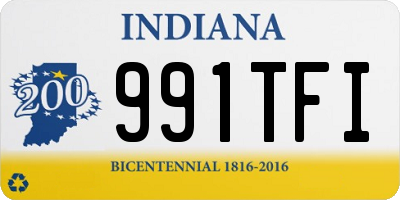 IN license plate 991TFI