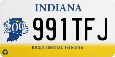 IN license plate 991TFJ