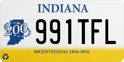 IN license plate 991TFL