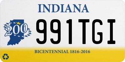 IN license plate 991TGI