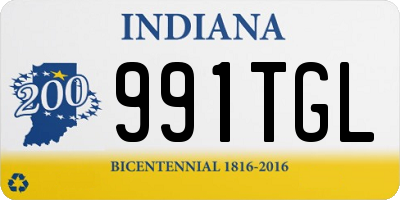 IN license plate 991TGL