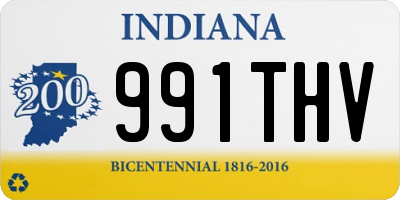 IN license plate 991THV