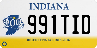 IN license plate 991TID