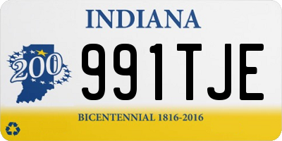 IN license plate 991TJE