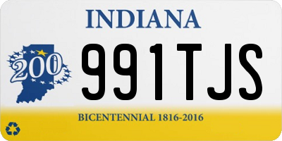 IN license plate 991TJS