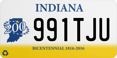 IN license plate 991TJU