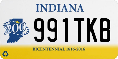 IN license plate 991TKB