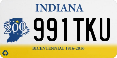 IN license plate 991TKU