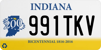 IN license plate 991TKV