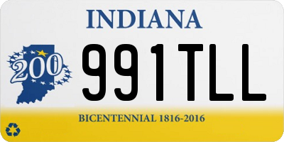 IN license plate 991TLL