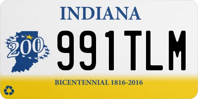 IN license plate 991TLM