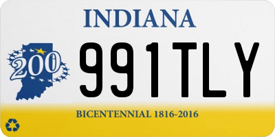 IN license plate 991TLY