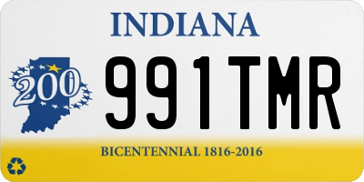 IN license plate 991TMR