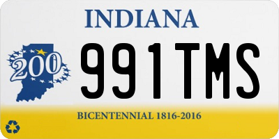 IN license plate 991TMS