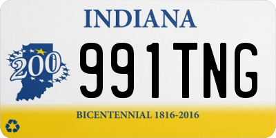 IN license plate 991TNG