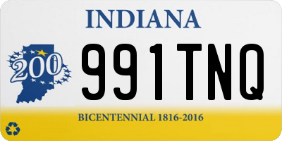 IN license plate 991TNQ