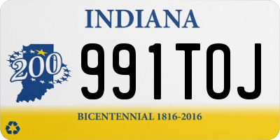 IN license plate 991TOJ