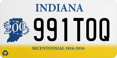 IN license plate 991TOQ