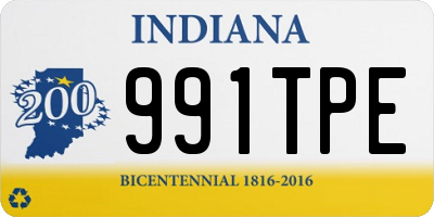 IN license plate 991TPE