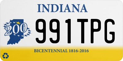 IN license plate 991TPG