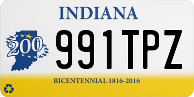 IN license plate 991TPZ