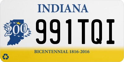 IN license plate 991TQI