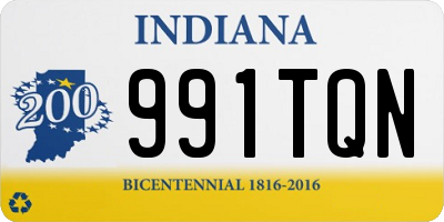 IN license plate 991TQN