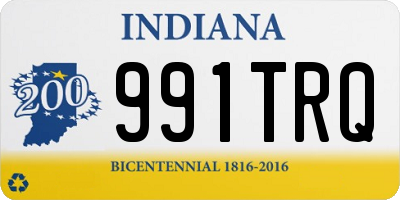 IN license plate 991TRQ