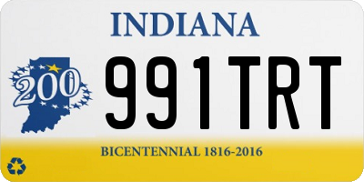 IN license plate 991TRT